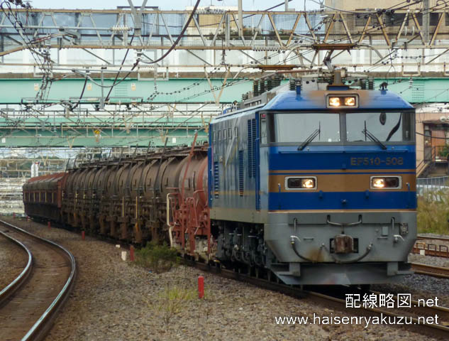 EF510型牽引の貨物列車（イメージ）