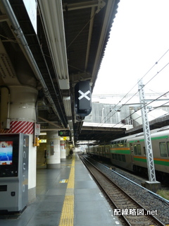 東北縦貫線工事 上野駅6(9番線ホーム場内信号機)