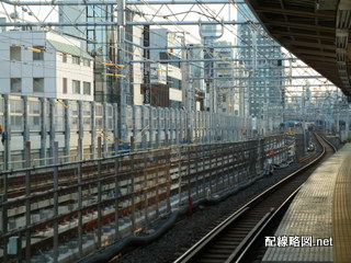 上野東京ライン工事 御徒町駅2013年11月