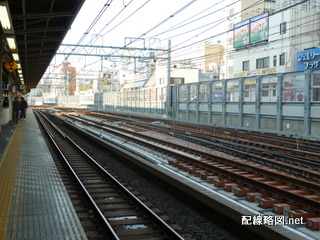上野東京ライン工事 御徒町駅2014年4月