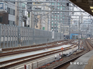 上野東京ライン（東北縦貫線）工事 御徒町駅6(秋葉原方線路)