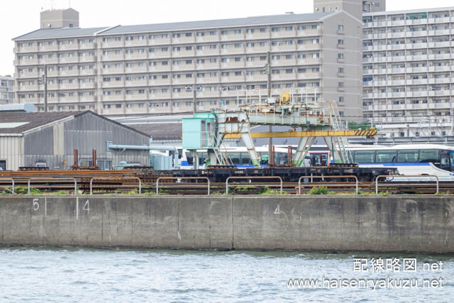 チキ6000形（越中島貨物駅にて）