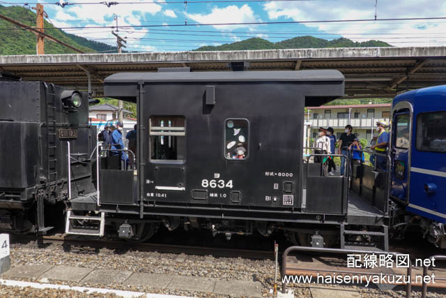 東武鉄道に譲渡されたヨ8000形ヨ8634