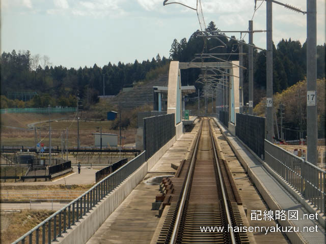 移設後の坂元駅