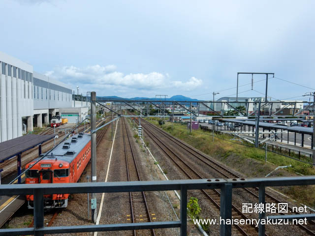 木古内駅構内（北海道新幹線開業後）