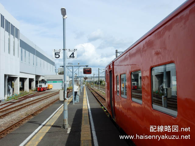 木古内駅構内（北海道新幹線開業後）