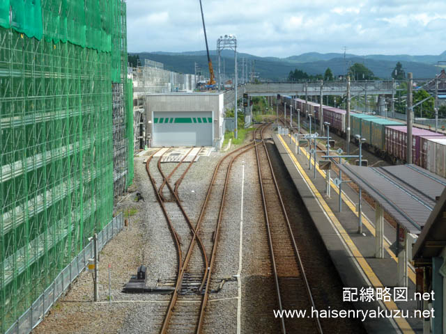 木古内駅構内（北海道新幹線開業前）