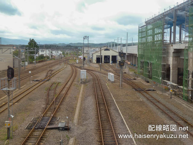 木古内駅構内（北海道新幹線開業前）