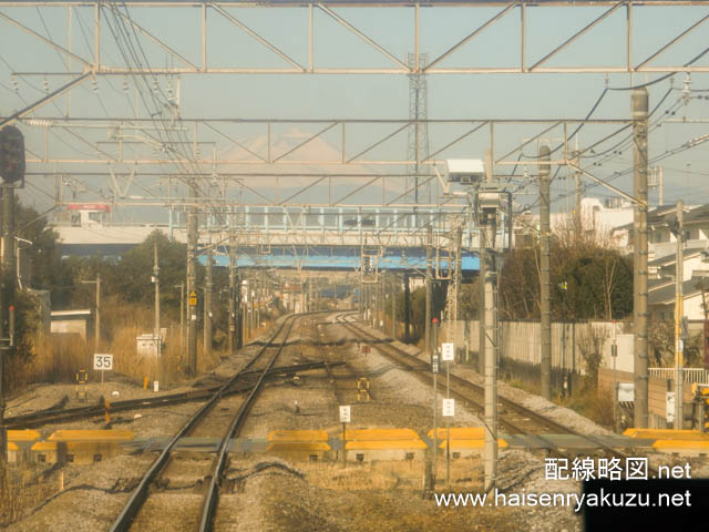 北藤岡駅構内