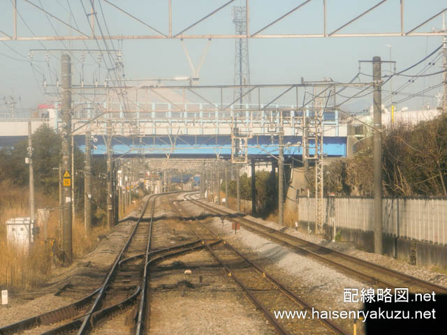 北藤岡駅構内