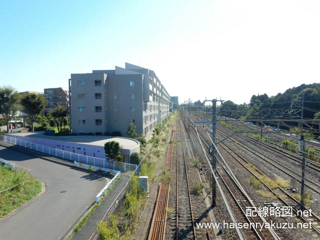 貨物仕訳線跡地のマンション