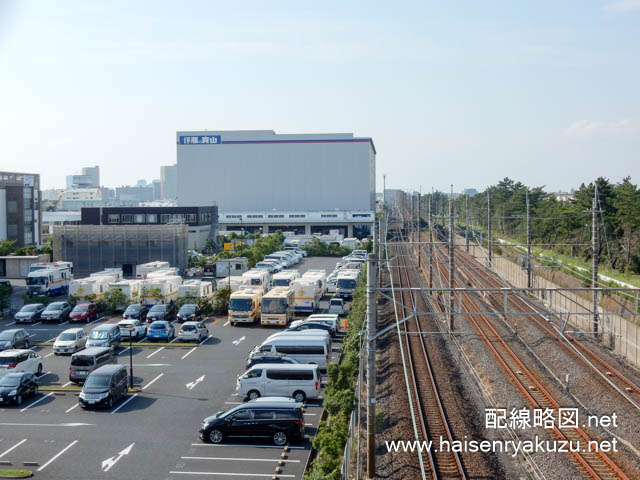 新港信号場と千葉貨物ターミナル敷地跡