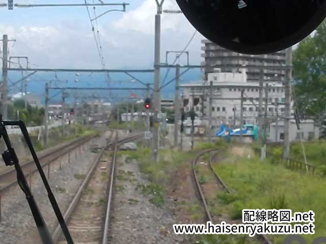 塩尻駅第一場内信号機