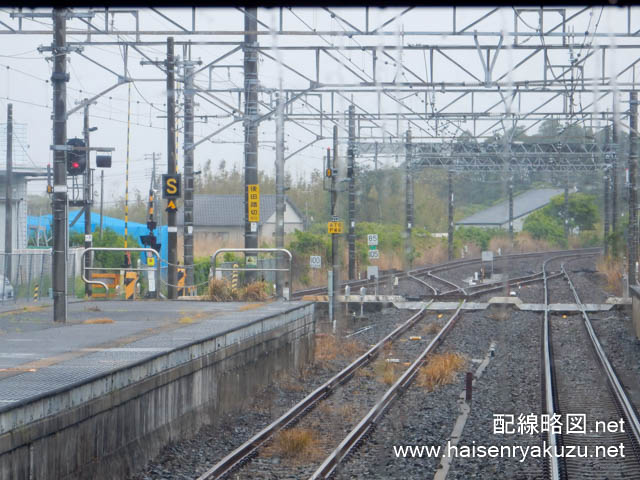 太東駅の中線