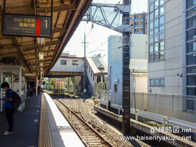 久喜駅の保守用側線