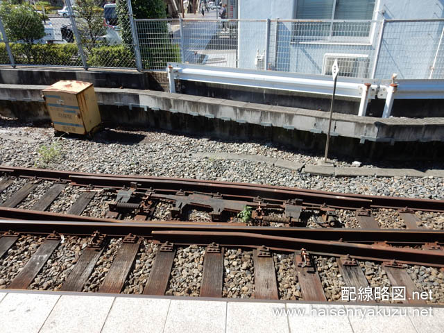 久喜駅の保守用側線