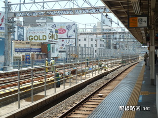 上野東京ライン工事 御徒町駅2012年7月