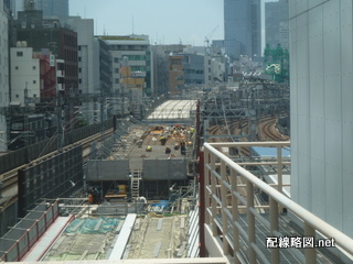 上野東京ライン工事 秋葉原駅2012年7月