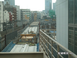 上野東京ライン工事 秋葉原駅2012年10月