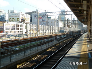 上野東京ライン工事 御徒町駅2012年12月