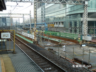 上野東京ライン工事 秋葉原駅2012年12月