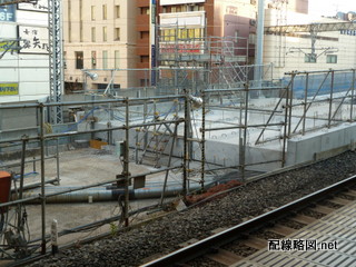 上野東京ライン工事 秋葉原駅2013年1月