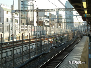 上野東京ライン工事 御徒町駅2013年2月