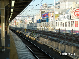 上野東京ライン工事 御徒町駅2013年2月
