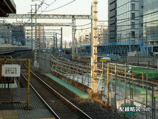 上野東京ライン工事 秋葉原駅2013年2月