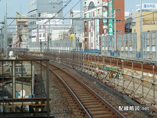 上野東京ライン工事 御徒町駅2013年3月