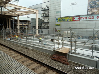 上野東京ライン工事 秋葉原駅2013年4月