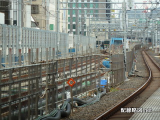 上野東京ライン工事 御徒町駅2013年7月