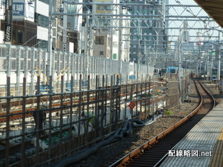東北縦貫線工事 御徒町駅5(秋葉原方線路)