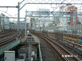 東北縦貫線工事 御徒町駅1(上野方線路)