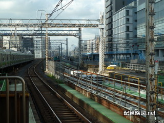 東北縦貫線工事 秋葉原駅1(御徒町方線路)