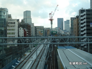 東北縦貫線工事 秋葉原駅4(神田方線路)