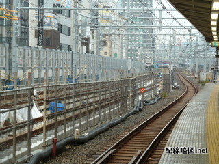 東北縦貫線工事 御徒町駅2(秋葉原方線路)