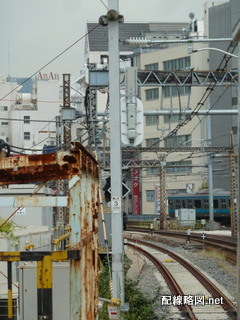 東北縦貫線工事 上野駅2(5番線ホーム端第三場内信号機)