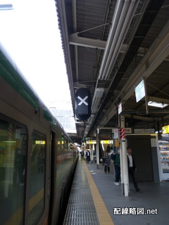 東北縦貫線工事 上野駅5(8番線ホーム場内信号機)