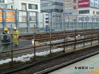 上野東京ライン（東北縦貫線）工事 御徒町駅2(信号関連の工事か)