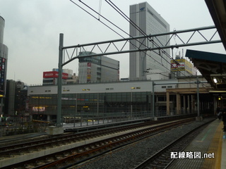 上野東京ライン（東北縦貫線）工事 秋葉原駅2(架線柱撤去)