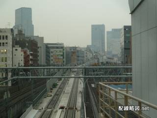 上野東京ライン工事 秋葉原駅2013年12月