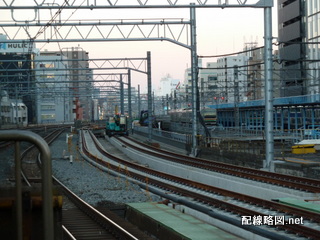 上野東京ライン（東北縦貫線）工事 秋葉原駅1(御徒町方線路)