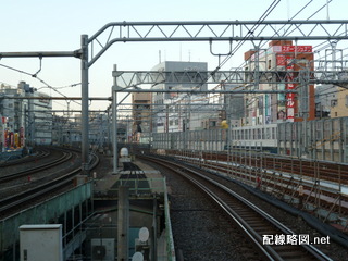 上野東京ライン工事 御徒町駅2014年2月