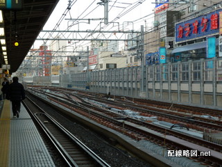 上野東京ライン（東北縦貫線）工事 御徒町駅3(線路)