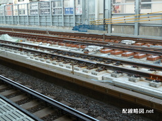 上野東京ライン（東北縦貫線）工事 御徒町駅5(伸縮継目)
