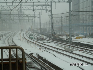 雪の上野東京ライン5(御徒町方)