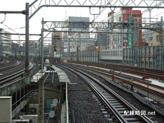 上野東京ライン（東北縦貫線）工事 御徒町駅1(上野方線路)