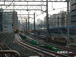 上野東京ライン（東北縦貫線）工事 秋葉原駅1(御徒町方線路)