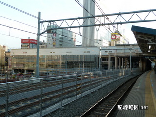 上野東京ライン工事 秋葉原駅2014年4月